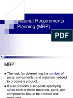 MRP and Aggregate Planning