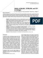 Differential Susceptibility of BALB/c, C57BL/6N, and CF1 Mice To Photoperiod Changes