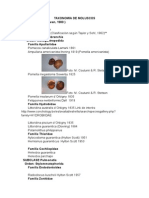 Taxonomia de Moluscos