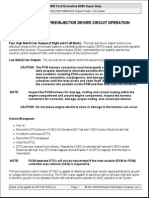 Pinpoint Test P: Misfire/Injector Driver Circuit Operation: Output Functions