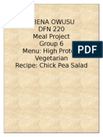 Abena Meal Project Two 1