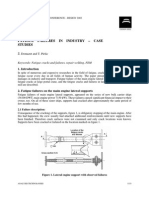 Fatigue Failures in Industry - Case Studies: Ž. Domazet and T. Piršic