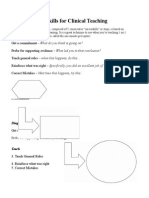 Microskills Clinical Teaching