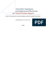 The Executive Summary Neuropsychological and Electronic No-Touch Torture Report by Robert Duncan A.b., S.M., M.B.a., Ph.D.