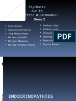 Psychosis Due To Endocrine DISTURBANCES