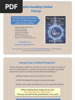 Understanding Global Energy