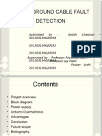 Underground Cable Fault Detection