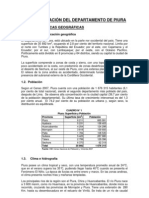 CaracterizaciÓn Del Departamento de Piura