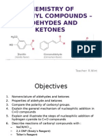 Chemistry of Carbonyl Compounds