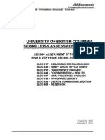 UBC Seismic Risk Assessment - Eight Buildings Final Report - Feb 7-2013