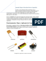 Entenda o Funcionamento Tipos e para Que Serve o Capacitor