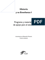 Historia y Su Enseñanza I