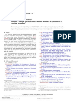 Length Change of Hydraulic-Cement Mortars Exposed To A Sulfate Solution