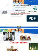 Conservadores y Gelificantes