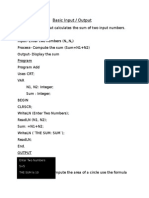 Basic Input Edward MEcija