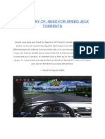 The History of Need For Speed Jeux Torrents