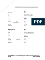 Ventilation Specifications For Cipla LTD., at Indore. (Aerosol)