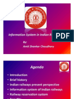 Passenger Reservation System of Indian Railways