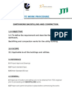 Backfilling Method Statement