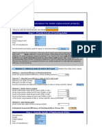 Energy Savings Calculator For Boiler Replacements