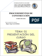 Procedimientos de Construcción