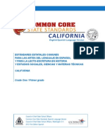 Common Core Ela Standards in Spanish California