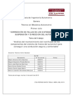 Clasificación, Función, Funcionamiento, Diagnostico, Reparación y Mantenimiento Del Sistema de Frenos