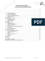 505 - Site Assessment Checklist Rev2010!04!12