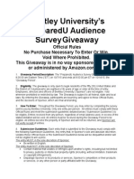 PreparedU Audience Survey Giveaway