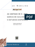 As Cantigas de D. Joan Garcia de Guilhade e Estudos Dispersos