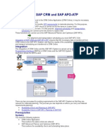 Integration of SAP CRM and SAP APO