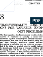 Chiang Chap 3. Transversality Conditions For Variable-Endpoint Problems