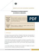 Pba CC PG 14 Programa de Gerenciamento de Ruídos e Vibrações