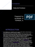 Pneumothorax: Disturbance in Oxygenation