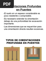 Cimentaciones Profundas en Puentes (Todo en Uno)