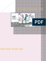 Trade Union Act Slide Show