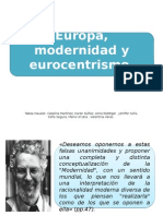 Europa, Modernidad y Eurocentrismo