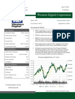 Western Digital Corporation: Investment Thesis