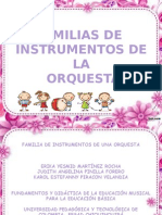 Familia de Instrumentos de La Orquesta