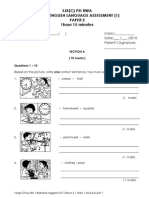 SJK (C) Pei Hwa Year 4 English Language Assessment (1) Paper 2 1hour 15 Minutes