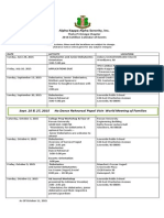 Cotillion Calendar 2016 As of October 11 2015