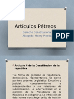 Artículos Pétreos