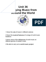 World Music BTEC Level 3 Music Unit 36