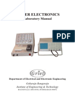 Power Converters Lab Manual