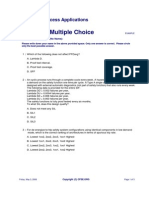 CFSP Exam Sample