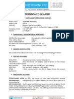 MSDS Shortening