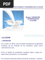 Definicion y Biosintesis de La Leche