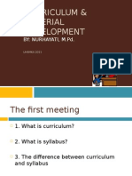 Curriculum Material Development For Printing