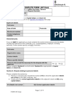 DBS Certificate Dispute Form v0.1