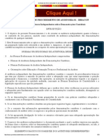 Norma de Procedimento de Auditoria - Npa 01